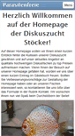 Mobile Screenshot of diskuszucht-stoecker.de